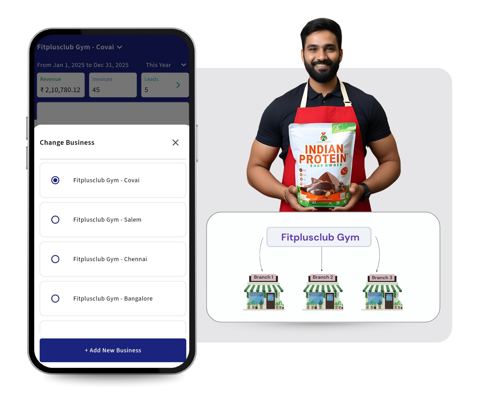 Multi-location fitness studio management with FitPlusClub