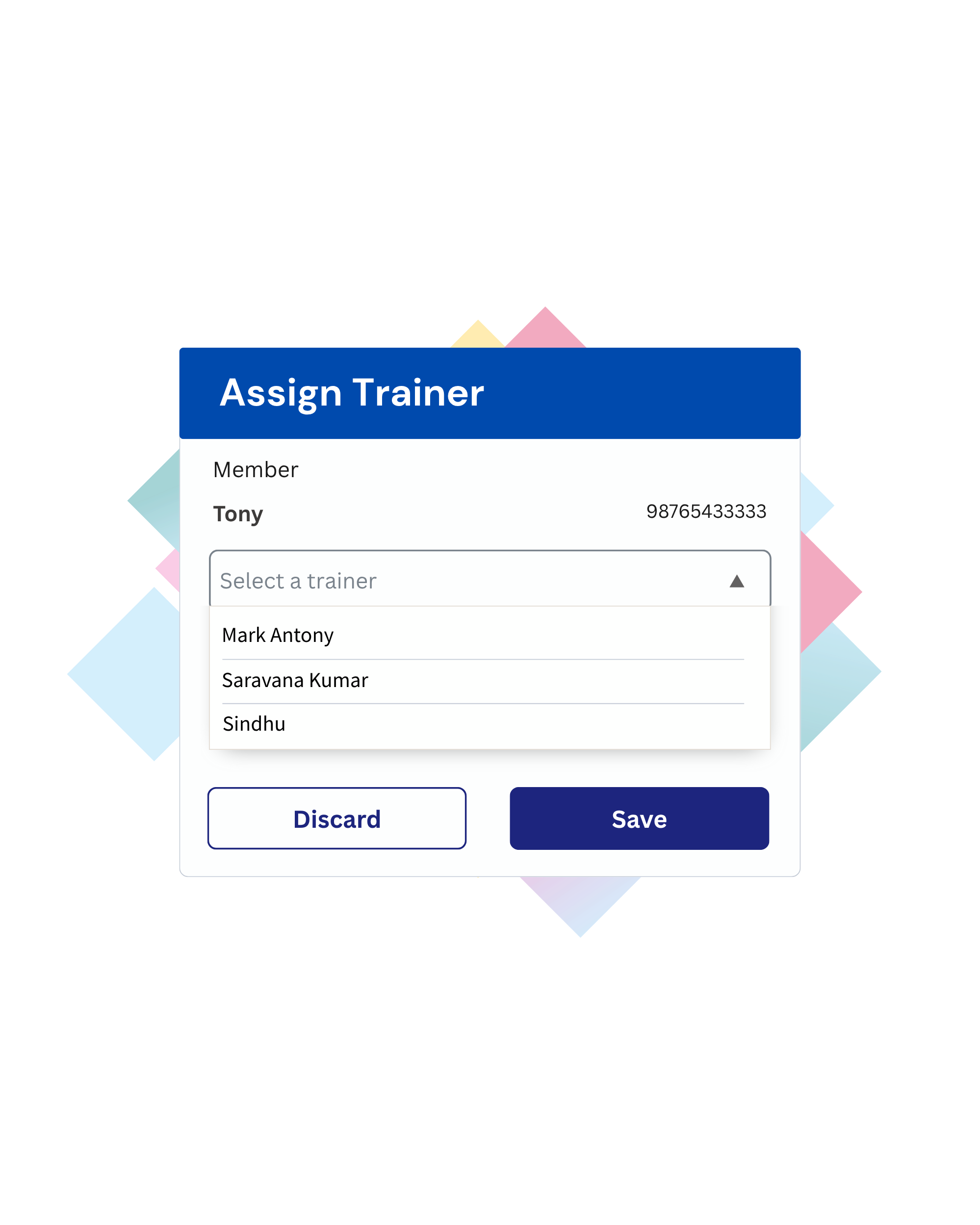 assign trainer