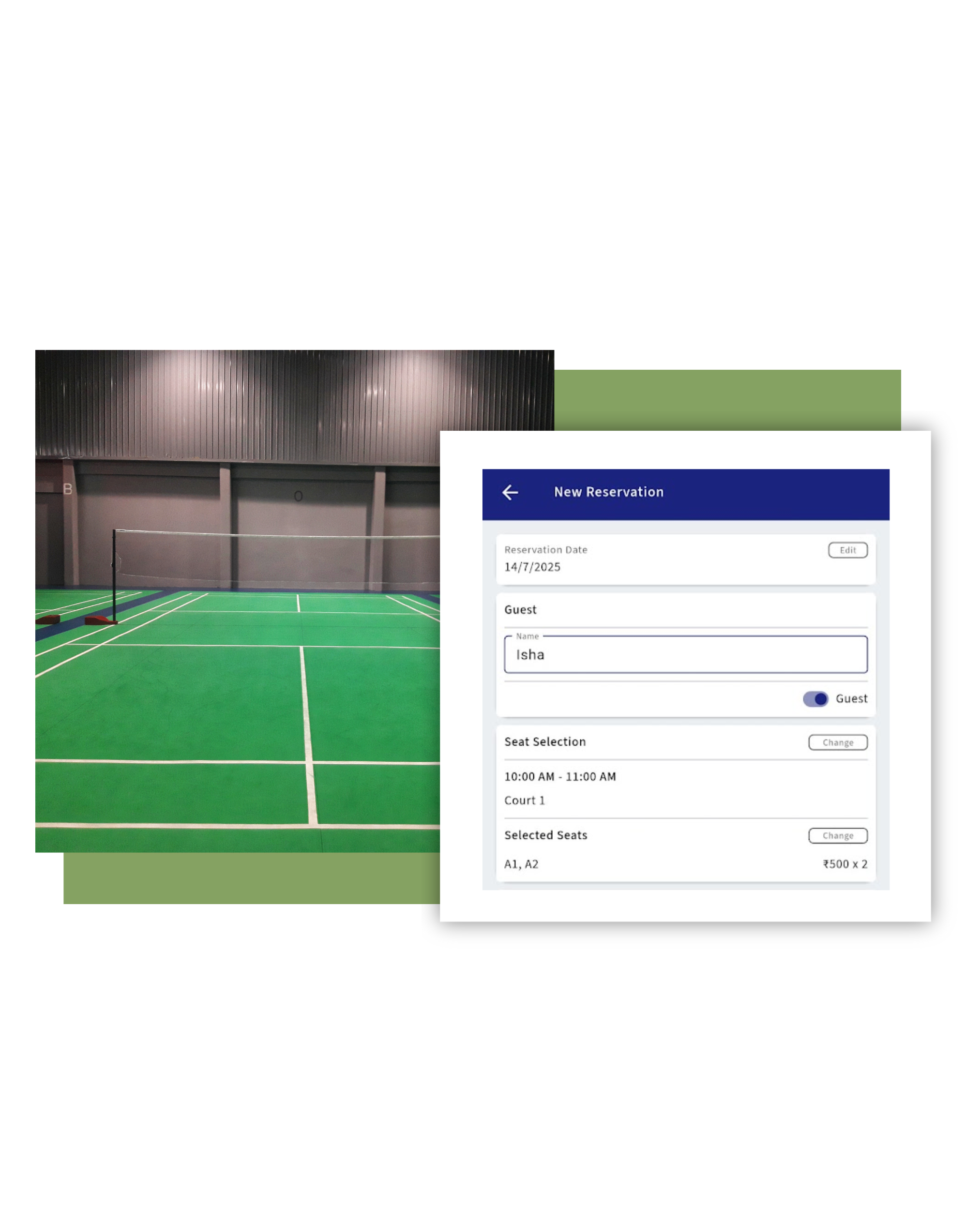 court reservation