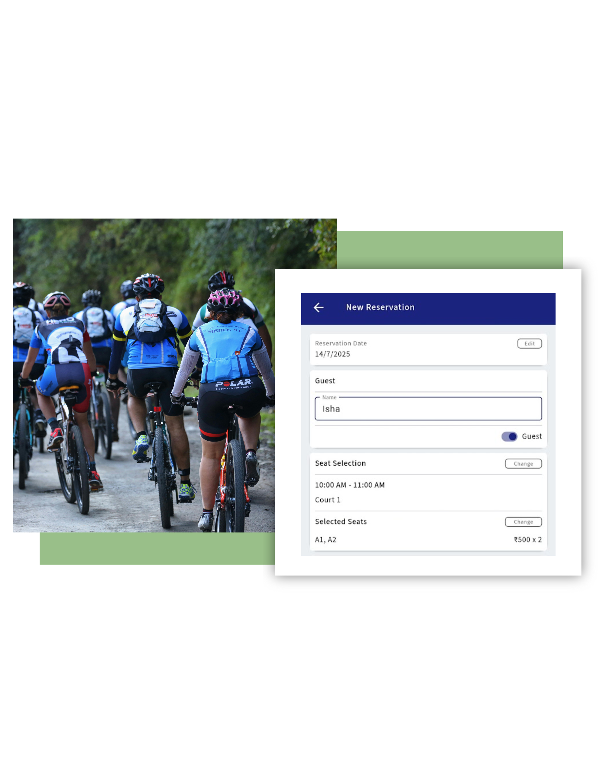 Cycling club event management software