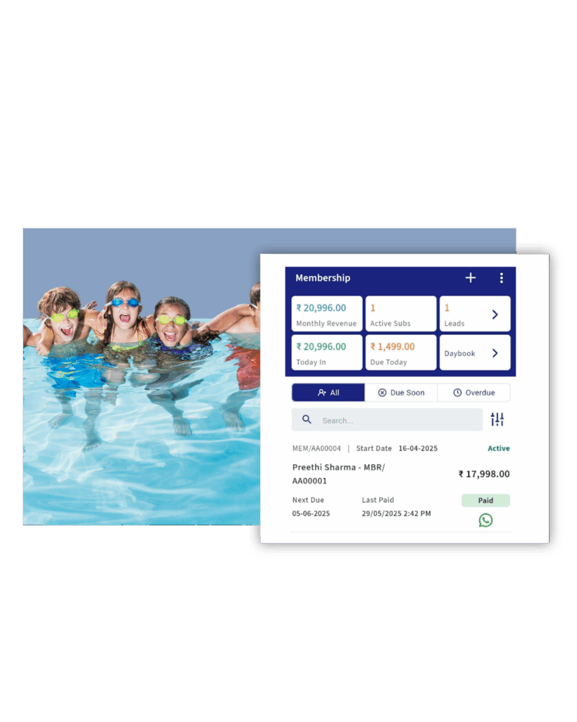 swimming membership